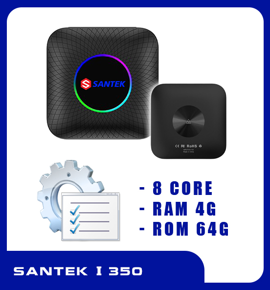 Androi box ô tô Santek Box I350